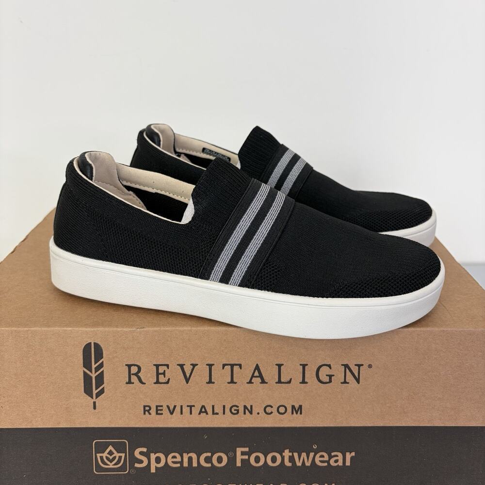 Spenco Marine Women's Slip On Shoes Black Size 5.5M Comfort Orthotic Walking